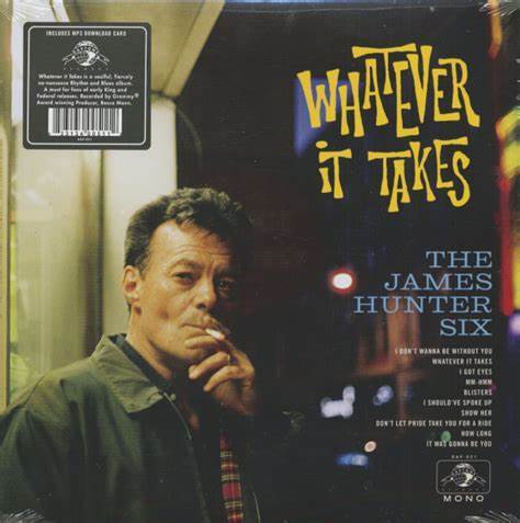 HUNTER, JAMES -SIX- Whatever It Takes  Limited Edition Translucent Gold Coloured Vinyl