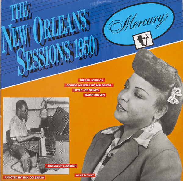 Various – The Mercury New Orleans Sessions 1950 Label: Bear Family Records – BFD 15308 Format: 2 x Vinyl, LP, Compilation, Gatefold