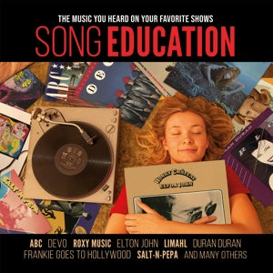 V/A SONG EDUCATION  Insert/Music As Heard On Fav. Tv Shows/Solid Red Vinyl