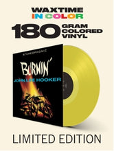 Afbeelding in Gallery-weergave laden, HOOKER, JOHN LEE- BURNIN&#39;  180gr. Transparent Yellow Vinyl - Incl. 2 Bonus Tracks 1-LP Blues
